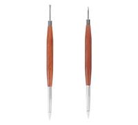 CIMAXIC 2 penne per nail art a doppia punta: pennello per smalto gel e stilo per rilievo per una decorazione precisa delle unghie e per la creazione di fiori a pois - Applicatore in resina fine per la