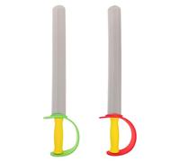 CIMAXIC 2 spade in schiuma da 54 cm/21", accessorio per cosplay medievale, spada in schiuma, bastone portatile per cosplay da ragazzo, oggetti di scena unisex.