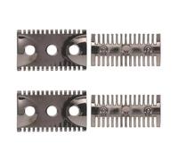 CIMAXIC 2 testine di ricambio per rasoio di sicurezza - Testina tradizionale a doppio filo per rasoi da barba - Strumenti in acciaio a pettine aperto per barbiere, casa e salone