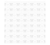 CIMAXIC 200 Pezzi Etichette Autoadesive Trasparenti Gancio in PVC 27x42mm per Esposizione al Dettaglio, Linguette Adesive per Cartellini Sospesi, Supporto Stabile per Negozi e