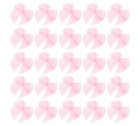 CIMAXIC 200pezzi Fiocchi Rosa Mini in Poliestere Premontati per Bambine Accessori Leggeri e Resistenti per Capelli per Feste Scuola e Progetti DIY
