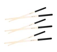 CIMAXIC 3 paia Bacchette da Percussione Legno Antiscivolo per Adulti per Pratiche Musicali con Batteria Strumenti per Jazz e Snare Drum Accessori Resilienti e Colorati