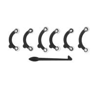 CIMAXIC 3 Paia Molletta Modellante per Naso da Donna in Plastica e Silicone con Gancio, Strumento per Migliorare la Forma e Raddrizzare Naso, Uso Quotidiano e Occasionale