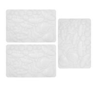 CIMAXIC 3 stampi in silicone a forma di colomba della pace per lavori in resina epossidica, stampo in silicone a forma di con foro per lavori fai da te, ciondoli e gioielli.