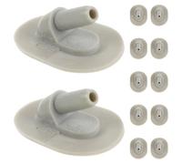CIMAXIC 30 connettori per tubo flessibile dell'aria per bracciale per misuratore di pressione sanguigna elettronico - Raccordo universale per tubo da braccio per la sostituzione del bracciale per