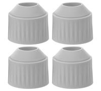 CIMAXIC 4 pezzi di impugnature in silicone per pomelli delle porte, copri pomello antistatico per maniglia della porta, manicotto protettivo in silicone per anziani, artrite e ausili per anziani,