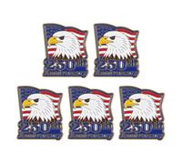 CIMAXIC 5 spille con bandiera americana per il 250° anniversario, spilla patriottica rossa, bianca e blu, distintivo per il Giorno dell'Indipendenza per la festa del 4 luglio, veterani o eventi