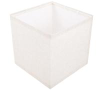 CIMAXIC Abat Jour Beige Quadrato per Lampada da Tavolo, Accessorio Resistente e Non Facile da Deformare, per Hotel e Camera da Letto Contemporanea