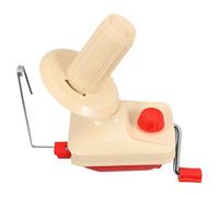CIMAXIC Avvolgitore per Gomitoli di Lana Manuale Piccolo Rosso, Avvolgitore di Filati per Maglieria Portatile Senza Elettricità, Strumento Compatto per Lavoro a Uncinetto e Bricolage