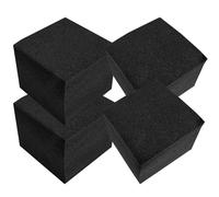 CIMAXIC Blocchi Fonoassorbenti in Spugna Nero 4pezzi per Controllo Acustico e Protezione Ambientale in Ambienti Interni