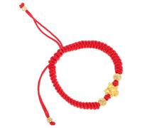 CIMAXIC Bracciale Donna Drago in Corda Rossa Intrecciata, Design Retrò Cinese, Comfort Elevato, come Braccialetto di Protezione per Coppie