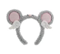 CIMAXIC Cerchietto con orecchie da topo: accessorio per costume da topo - copricapo con orecchie da ratto - cerchietto per bambini a tema animali per cosplay, ideale per feste di Halloween e come