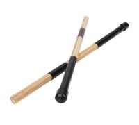 CIMAXIC Coppia di Spazzole per Batteria Jazz in Bamboo Nero 19 Bacchette Leggere per Esecuzioni Musicali Folk e Performance dal Suono Morbido