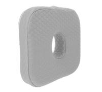 CIMAXIC Cuscino per Piercing Orecchio in Memory Foam Grigio con Foro Protettivo, Supporto Ergonomico per Chi Dorme di Lato e Riduzione Infiammazioni, Cuscino Auricolare Igienico per Uso
