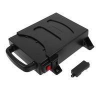 CIMAXIC Custodia per batteria per sedia a rotelle: supporto per batteria per scooter elettrico - involucro estraibile con protezione in plastica - fissaggio laterale sicuro - nero. Adatto per