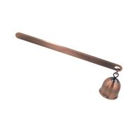 CIMAXIC Estintore per Candele in Acciaio Inossidabile Manico Lungo Oro, Accessorio Vintage per Spegnere Sicuramente Lo Stoppino e Prevenire Schizzi di Cera, per Casa e Vacanze