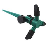 CIMAXIC Irrigatore da Terra Rotante 360° in Plastica Verde per Irrigazione Giardino e Prato Resistente Alta Pressione per Casa e Serra