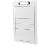 CIMAXIC Lavagna per Allenamento Pallavolo Lavagna Portatile Cancellabile Design Multi-Uso per Allenatori e Giocatori, PVC, Bianca, Pratica per Partite di Pallavolo e Allenamento di