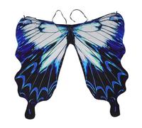CIMAXIC Mantello a Farfalla da Donna per Halloween in Poliestere Lacci Regolabili, Costume da Farfalla Monarca Adulto per Feste e Cosplay, Accessorio Decorativo per Festival