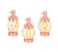 CIMAXIC Modelli in Miniatura di Cosmetici per Casa delle Bambole Design Realistico in Metallo, 3 Pezzi Accessori Versatili per Dollhouse e Fotografia