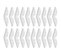 CIMAXIC Naselli per Occhiali in Silicone Bianco 20 Pezzi Funzione Antiappannamento e Facile da Cambiare Un Comfort Ottimale