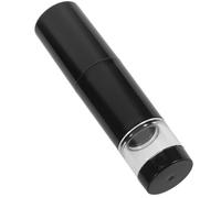 CIMAXIC Pennello Trucco Nero Retrattile in Plastica con Barattoli per Polvere Libera, Spray Uniforme per Trucco Quotidiano e Party Look, Pennello Viso Portatile e Pratico
