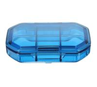 CIMAXIC Portapillole Settimanale Portatile 6 Scomparti, Organizer di Medicina da Viaggio Compatto e Custodia Leggera Coperchio per Uso Quotidiano e Gestione Dosi