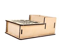 CIMAXIC Portautensili in Pelle Organizer Fori di Diverse Dimensioni Supporto per Utensili per Artigianato E Punzonatura