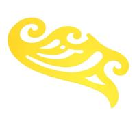 CIMAXIC Righello Curva per Cucito in Plastica Giallo per Modellistica e Modifiche, per Uso Domestico e Sartoria Professionale