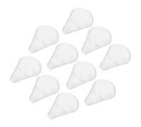 CIMAXIC Set 10 Pezzi Copripennelli per Trucco in Plastica, Protezione per Pennelli da Trucco a Ventaglio, Cover Riutilizzabile per Pennelli Piccoli e Medi, per Viaggi e Uso Quotidiano