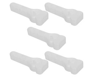 CIMAXIC Set da 5 pezzi di custodie da viaggio per rasoio - Porta rasoio di sicurezza portatile - Piccolo accessorio per manuale - Organizer trasparente per strumenti da rasatura per borsa da palestra