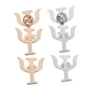 CIMAXIC Set da 6 Spille in Lega Vintage Simbolo Psicologia, Spilla da Bavero Facile da Indossare e Sicura, per Scialli e Occasioni Festive