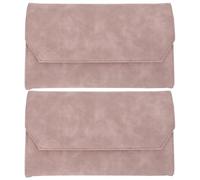 CIMAXIC Set di 2 Aghi da Maglia circolari con Custodia e 13 Scomparti Elastici - Borsa Porta-Uncini Vuota - Organizzatore per Attrezzi da Maglia e Cucito
