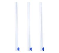 CIMAXIC Set di 3 dispenser per pellicola in plastica, taglierina scorrevole, 27,5 cm, lame per il taglio di pellicole per avvolgere alimenti in cucina e per il confezionamento.