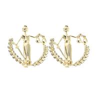 CIMAXIC Spilla da ragazza Bilancia 2 pezzi - Spilla da bavero con bilancia della giustizia dorata, clip per colletto di camicia - con, regalo di Natale per donne, abiti alla moda per avvocati