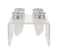 CIMAXIC Stampo per Rossetto Fai-da-te in Silicone 12,1 Mm Facile da Sformare Set 4 Pezzi Anelli e Supporto per Creare Balsamo Labbra Artigianale