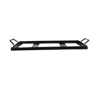CIMAXIC Supporto Design in Sale per Piastra e Smaltato Ferro Nero Resistente Senza Odore Semplice Barbecue e Picnic