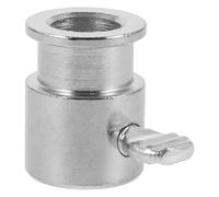 CIMAXIC Supporto Palo Girarrosto M5 in Ferro Argento Anti-ribaltamento