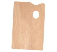 CIMAXIC Tavolozza per Pittura A Quadrata 20x30cm in Legno Comoda con Foro per Il Pollice E Liscia
