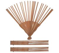 CIMAXIC Telaio per ventaglio in 3 Pezzi: 22 cm/8,66 Pollici Parte per ventaglio Portatile Fai da Te Materiale per la Realizzazione Artigianale con 30 Stecche e Manico per progetti di Artigianato per