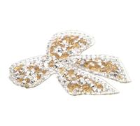 CIMAXIC Toppe Termoadesive Farfalla Cristalli in Resina Gialla 6cm per Riparare Buchi su Maglioni e Pantaloni Decorativi e Delicate sulla Pelle