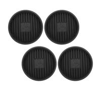 CIMAXIC Vassoio Porta-Stantuffo per WC 4 Pezzi in Plastica con Funzione di Asciugatura per Cucina e Bagno, Tappetino Antimuffa per Supporto Scopino WC