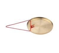 Cimbali A Mano Piatti Gong a mano da 15 cm Strumenti a percussione in rame e ottone con martello gioco rotondo Martello