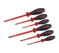 Cimco 117745 - Assortimento cacciaviti 1000 V, 6 pezzi