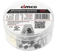 Cimco 187605 Assortimento Capicorda Parzialmente isolato 1 KIT #####Dose