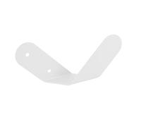 Cime - Appendiabiti da parete - Colore bianco - Facille da installare - Organizza la tua casa con trucco - Gancio da parete - Perfetto per riporre giacche e accessori -Solide