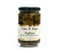 Cime di Rapa Pugliesi in Olio Extravergine di Oliva Prodotto Italiano - 1 vasetto da 280gr