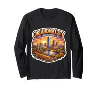 Cimeli d'Epoca della Capitale dello Stato di Oklahoma City Souvenir OKC Maglia a Manica