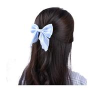 Cimenexe Bohémien Blu Fiocco Capelli Clip Cravatta Capelli Barrettes Fiocco Blu Capelli Clip Barrette Grande Fiocco Capelli Clip Fiocco Parrucchino Accessori Per Capelli Per Le Donne E Le Ragazze