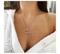 Cimenexe Collana Girocollo A Coda Di Pesce Sirena Bohémien Collana Pendente A Coda Di Pesce In Argento Collana A Coda Di Sirena Cava Collana A Catena Collana Minima Per Donne E Ragazze